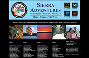 Sierra Adventures Web Site Design Maintained by Mystic Design and Print